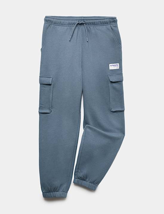 Cotton Rich Cargo Pocket Joggers (6-16 Yrs)