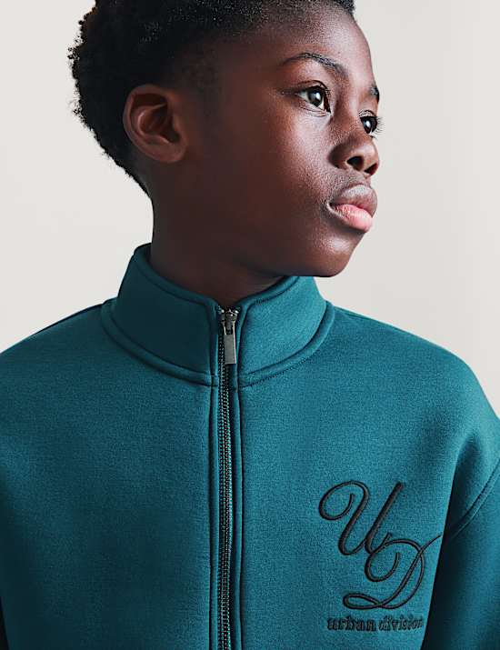 Scuba Zip Through Sweatshirt (6-16Yrs)