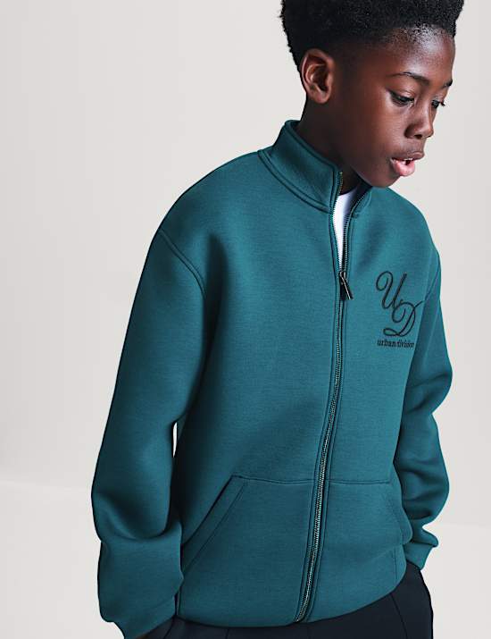 Scuba Zip Through Sweatshirt (6-16Yrs)