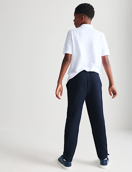 Cotton Blend Pique Joggers (6-16 Yrs)
