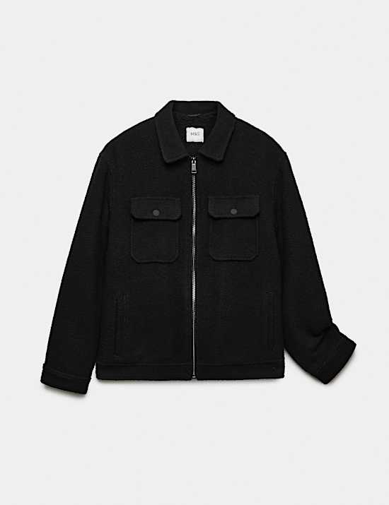 Collared Jacket with Wool (6-16 Yrs)