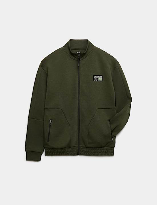 Sudadera de algod&oacute;n con cremallera (6-16 a&ntilde;os)