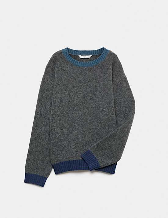 Pull uni en maille