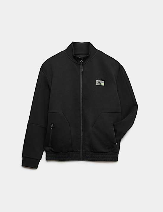 Sudadera de algod&oacute;n con cremallera (6-16 a&ntilde;os)