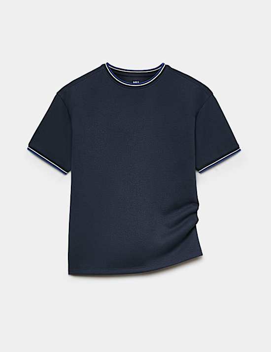 Cotton Blend Pique T-Shirt (6-16 Yrs)