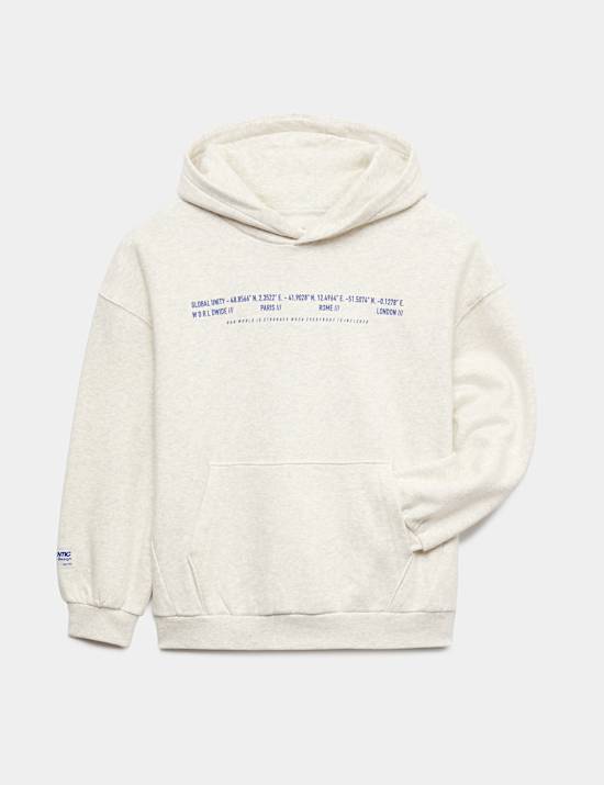 Cotton Rich Graphic Hoodie (6-16 Yrs)
