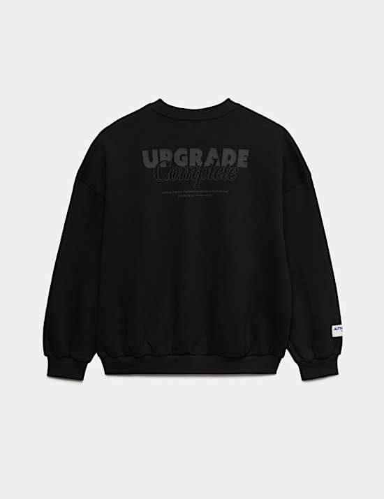 Cotton Rich Graphic Sweatshirt