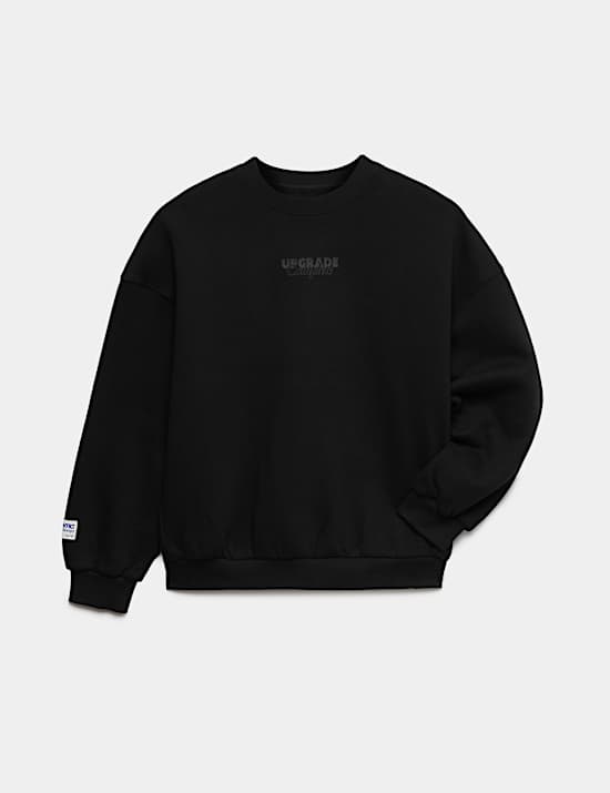 Cotton Rich Graphic Sweatshirt