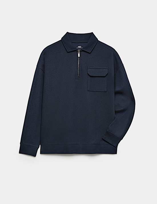 Cotton Blend Pique Polo Shirt (6-16 Yrs)