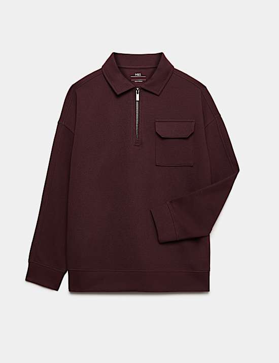 Cotton Blend Pique Polo Shirt (6-16 Yrs)