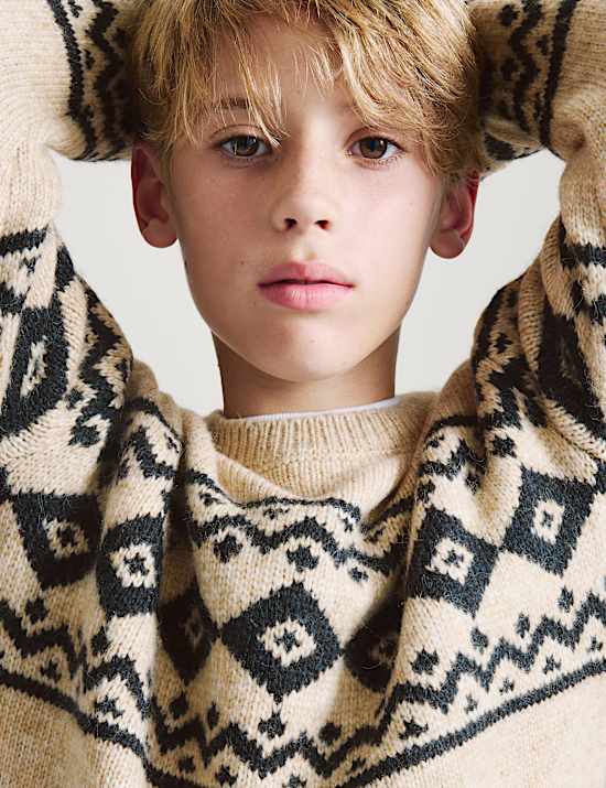 Knitted Fairisle Jumper (6-16 Yrs)