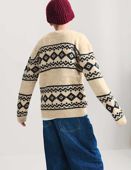 Knitted Fairisle Jumper (6-16 Yrs)