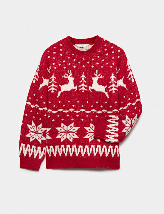 Pull en maille jacquard (du 6 au 14 ans)