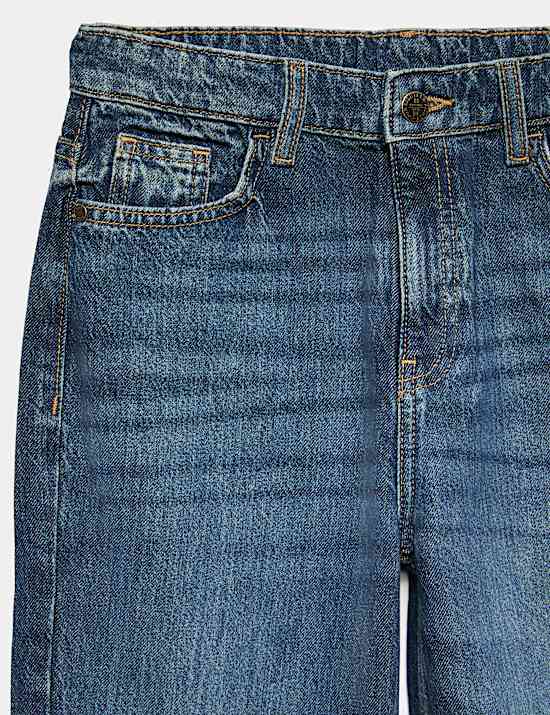 Jeans aus reiner Baumwolle mit ausgestelltem Bein (6&ndash;16 J.)