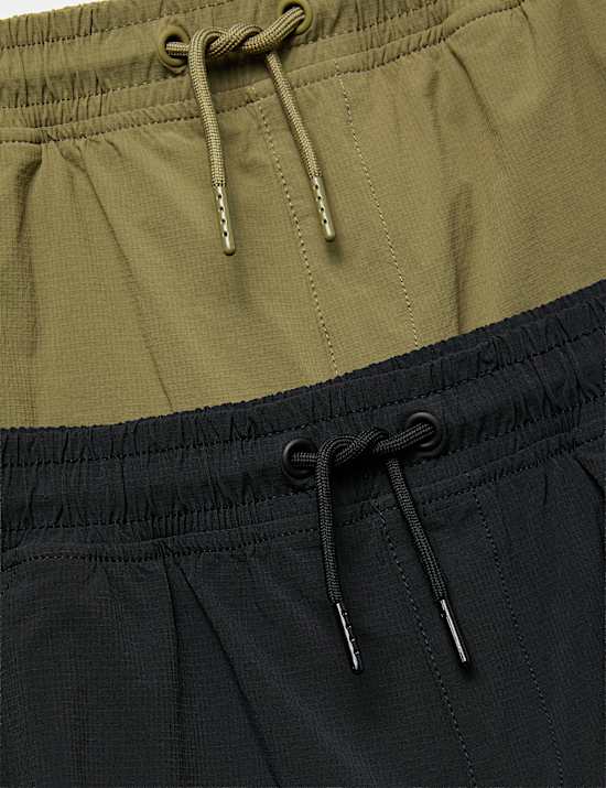 2 Pack Cargo Trousers (6-16 Yrs)