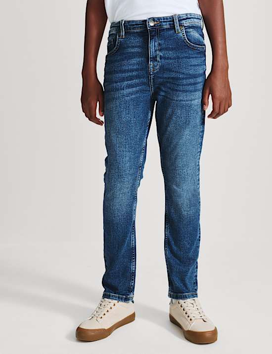 Cotton Rich Slim Jeans (6-16 Yrs)