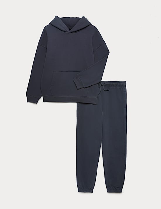 Cotton Rich Hoodie & Joggers Set (6-16 Yrs)