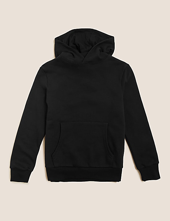 Unisex-Sweatshirt mit hohem Baumwollanteil und Kapuze (6&ndash;16 J.)