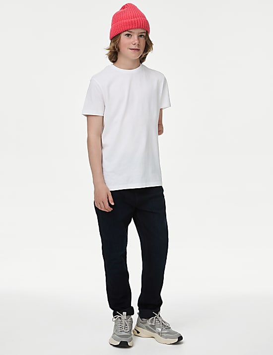 T-Shirt χωρίς σχέδιο, από 100% βαμβάκι (6-16 ετών)