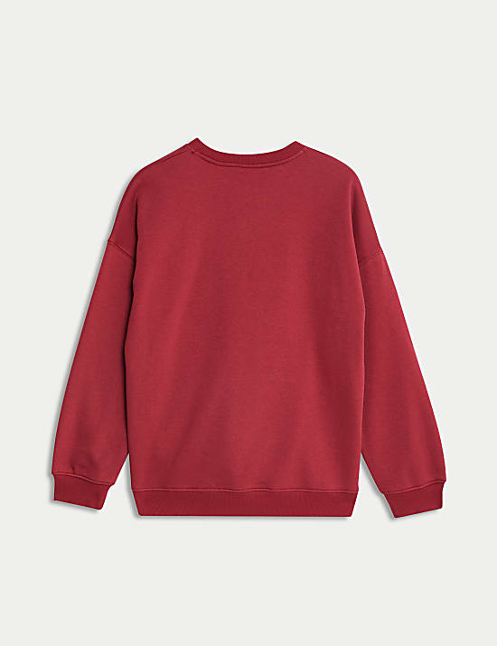 Sweat-shirt en coton (du 6 au 16 ans)