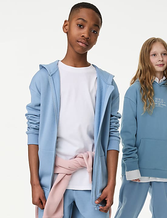 Plain blue hoodie womens best sale