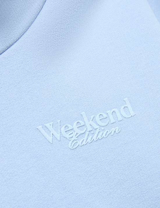 Mikina s kapuc&iacute;, s vysok&yacute;m pod&iacute;lem bavlny (6&ndash;16 let)