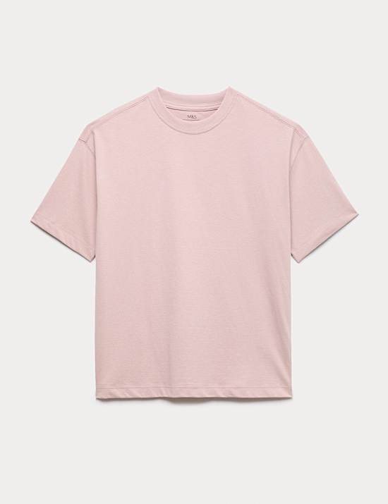 Pure Cotton Plain T-Shirt (6-16 Yrs)