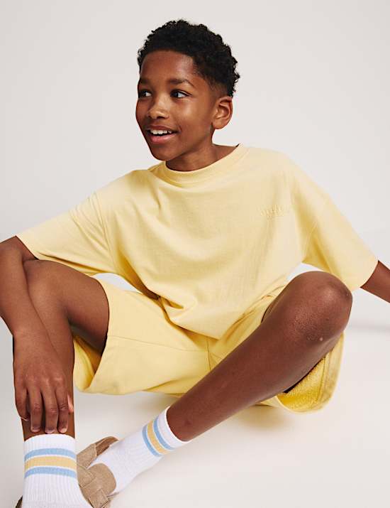 Pure Cotton Plain T-Shirt (6-16 Yrs)