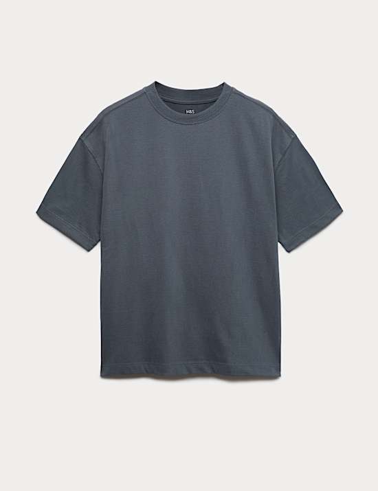 Pure Cotton Plain T-Shirt (6-16 Yrs)