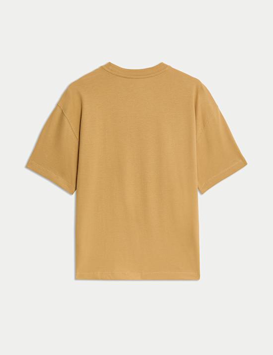 &Mu;&omicron;&nu;ό&chi;&rho;&omega;&mu;&omicron; T-Shirt &alpha;&pi;ό 100% &beta;&alpha;&mu;&beta;ά&kappa;&iota; (2-16 &epsilon;&tau;ώ&nu;)