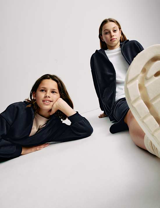 Cotton Rich Plain Hoodie (6-16 Yrs)