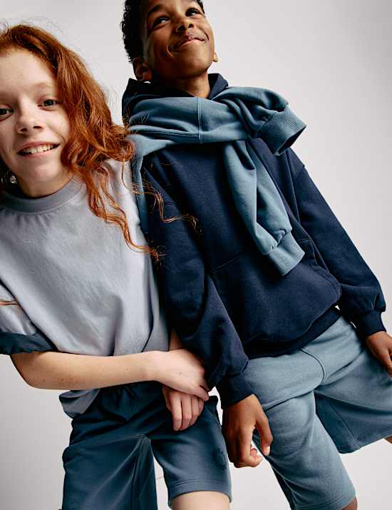 Cotton Rich Elasticated Waist Shorts (6-16 Yrs)