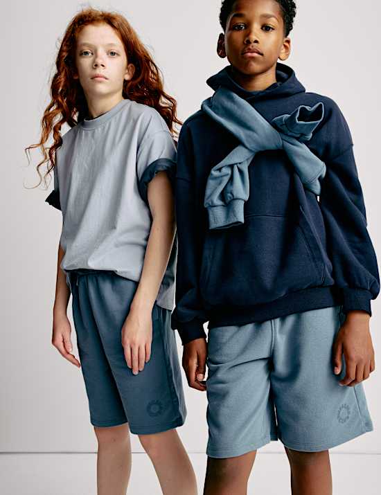 Cotton Rich Elasticated Waist Shorts (6-16 Yrs)