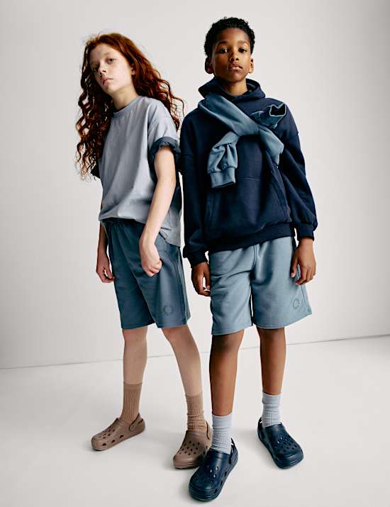 Cotton Rich Elasticated Waist Shorts (6-16 Yrs)