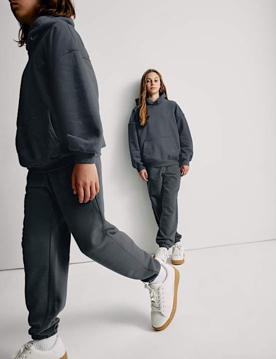 Jogger με υψηλή περιεκτικότητα σε βαμβάκι (6-16 ετών)