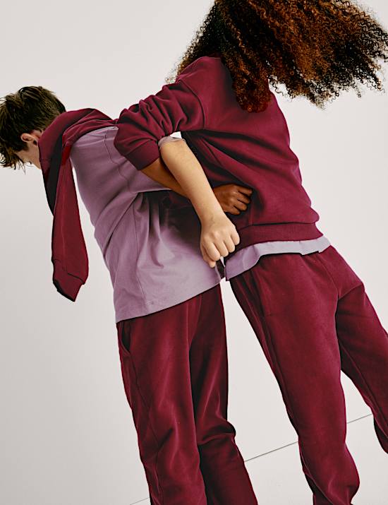 Jogger με υψηλή περιεκτικότητα σε βαμβάκι (6-16 ετών)