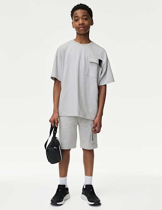 2pc Pure Cotton Sports Top & Bottom Set (2-16 Yrs)