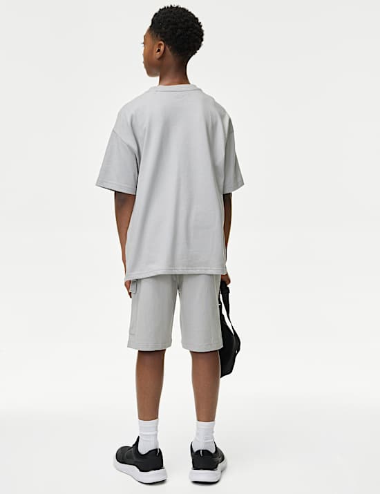 2pc Pure Cotton Sports Top & Bottom Set (2-16 Yrs)