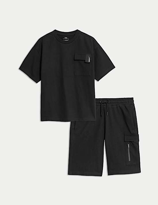 2pc Pure Cotton Sports Top & Bottom Set (2-16 Yrs)