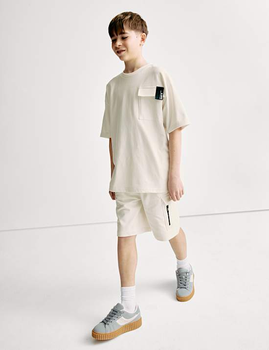 2pc Pure Cotton Sports Top & Bottom Set (2-16 Yrs)