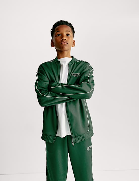 Tricot Slogan Zip Sweatshirt (6-16 Yrs)