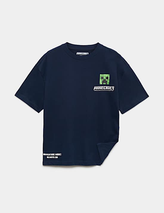 Cotton Rich Minecraft&trade; T-Shirt (6-16 Yrs)