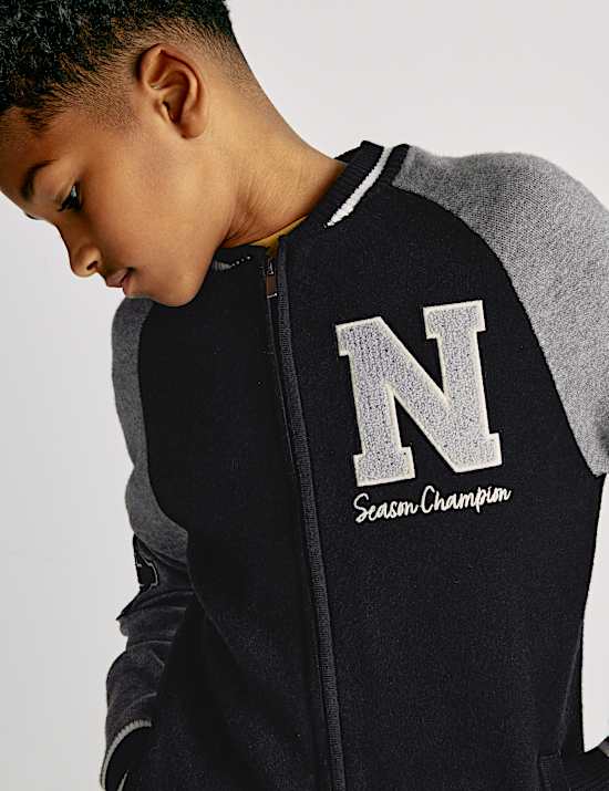 Knitted Zip Cardigan (6-16 Yrs)