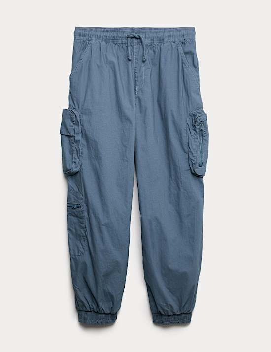Pure Cotton Lined Cargo Trousers (6-16 Yrs)