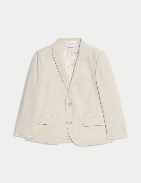 Suit Jacket with Linen (6-16 Yrs)
