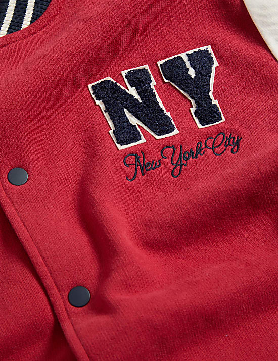 Cotton Rich New York Bomber Jacket (6-16 Yrs)