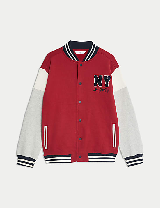 Cotton Rich New York Bomber Jacket (6-16 Yrs)