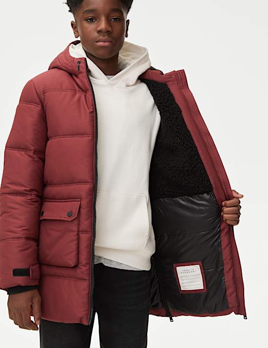 Stormwear&trade; Longline Padded Coat (6-16 Yrs)