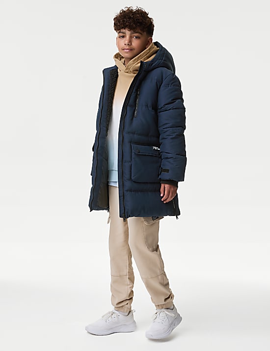 Παλτό Stormwear™ σε μακριά γραμμή, με επένδυση (6-16 ετών)