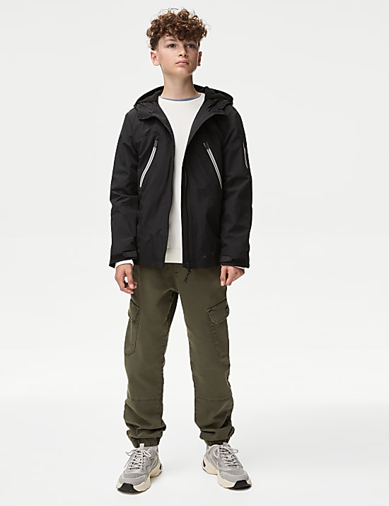 Stormwear&trade; Fleece Lined Hooded Jacket (6-16 Yrs)